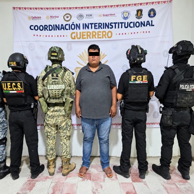 Jefe de plaza de Los Tlacos detenido en Guerrero detenido